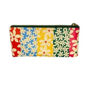 Bando daisy print color block pencil case